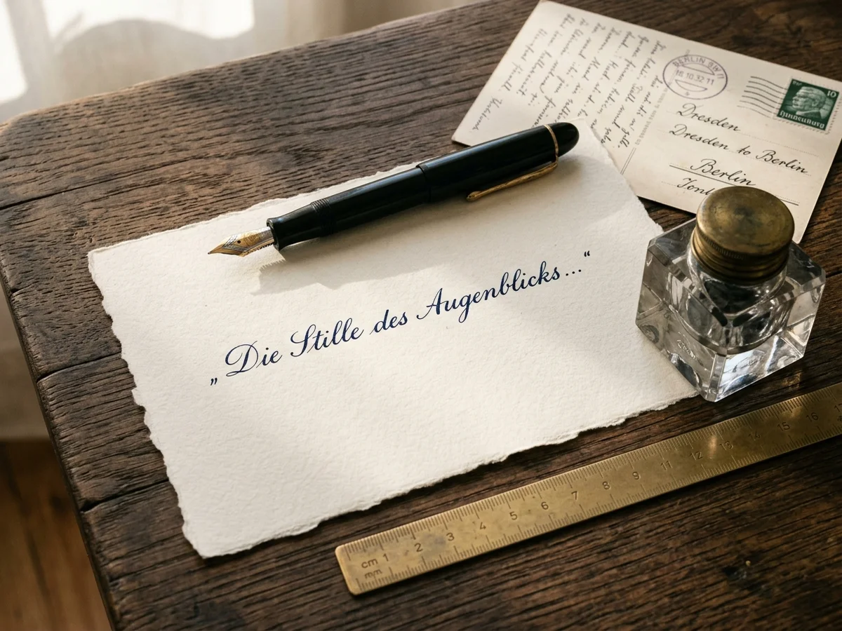 Das Erbe der Handschrift – Wenn Buchstaben zu Berührungen werden